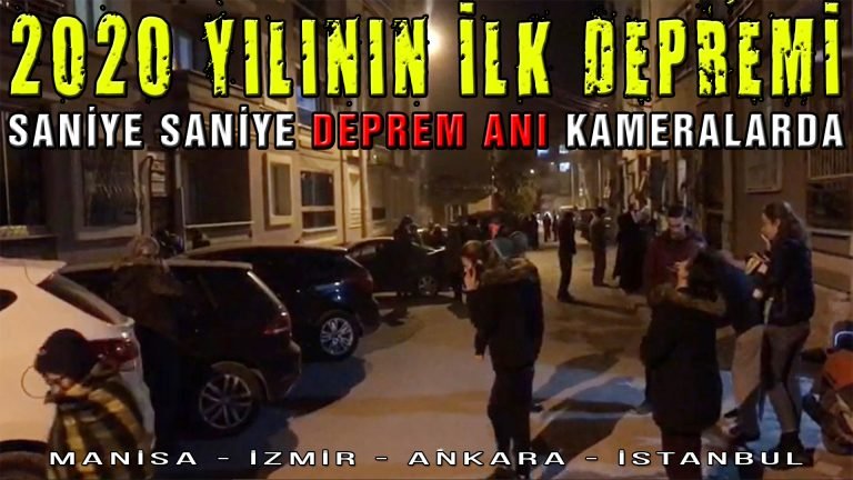 Deprem Anı Kamerada ! Dün gece Manisa da ki deprem İzmir ve İstanbul da şiddetli şekilde hissedildi. Sabah saatlerinde Ankara da sallandı