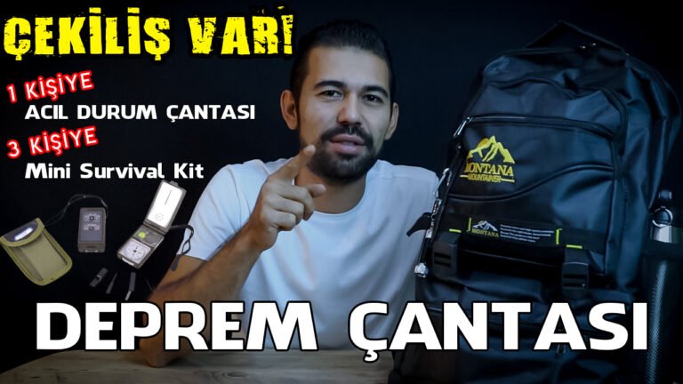 Deprem Çantası Nasıl Hazırlanır? Acil Durum Hayatta Kalma Kiti (Survival Kit) Çekiliş Var!