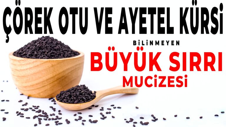 Çörek Otu ve 41 Ayetel Kursi BİLİNMEYEN BÜYÜK SIRRI MUCİZESİ