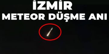 İZMİR METEOR DÜŞME ANI KAMERADA