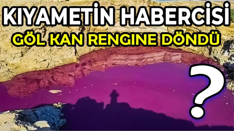 Gizemli LUT Gölü KIRMIZI RENKTE 😨 Kuran ve İncil Kıyamet Alameti GERÇEKLEŞTİ