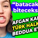 Afgan Kadın Türk Halkına Beddua Etti Türkiye'ye Nefret Kustu